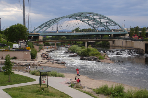 Witnessing the Matrimony of Two Streams at Denver's Confluence Park